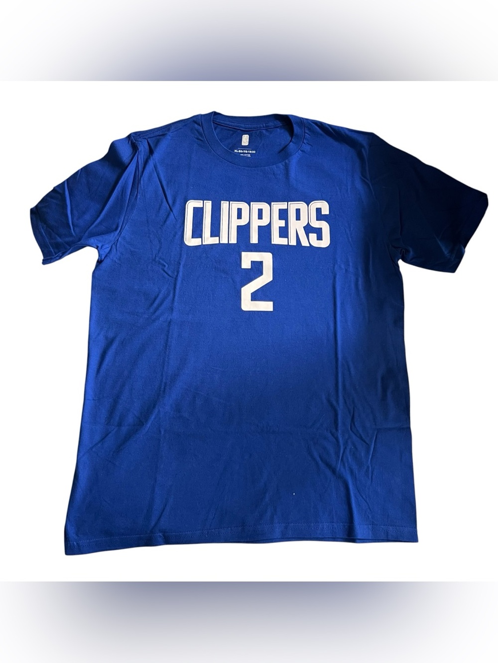 NWT LA Clippers Kawhi Leonard #2 T-Shirt Youth NBA Blue